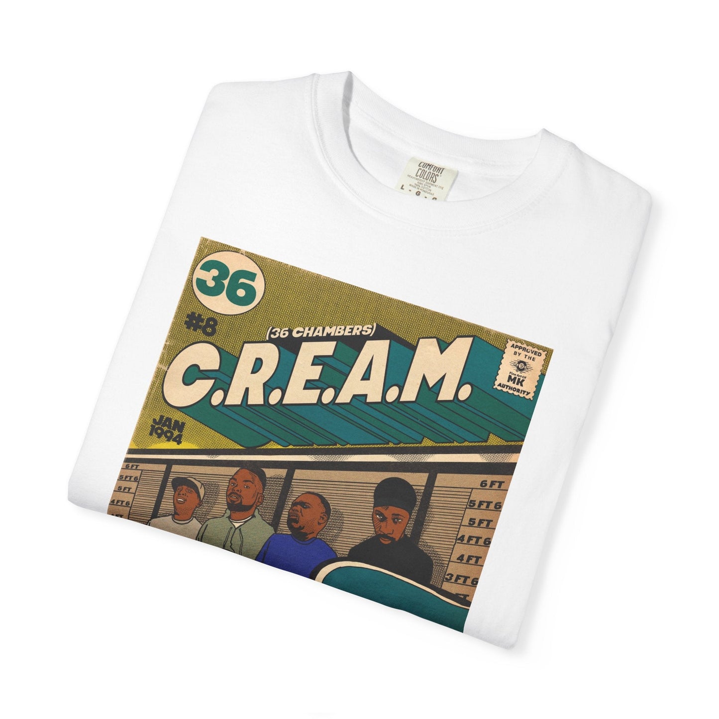 C.R.E.A.M Unisex Comfort Colors T-shirt Ring-Spun Cotton