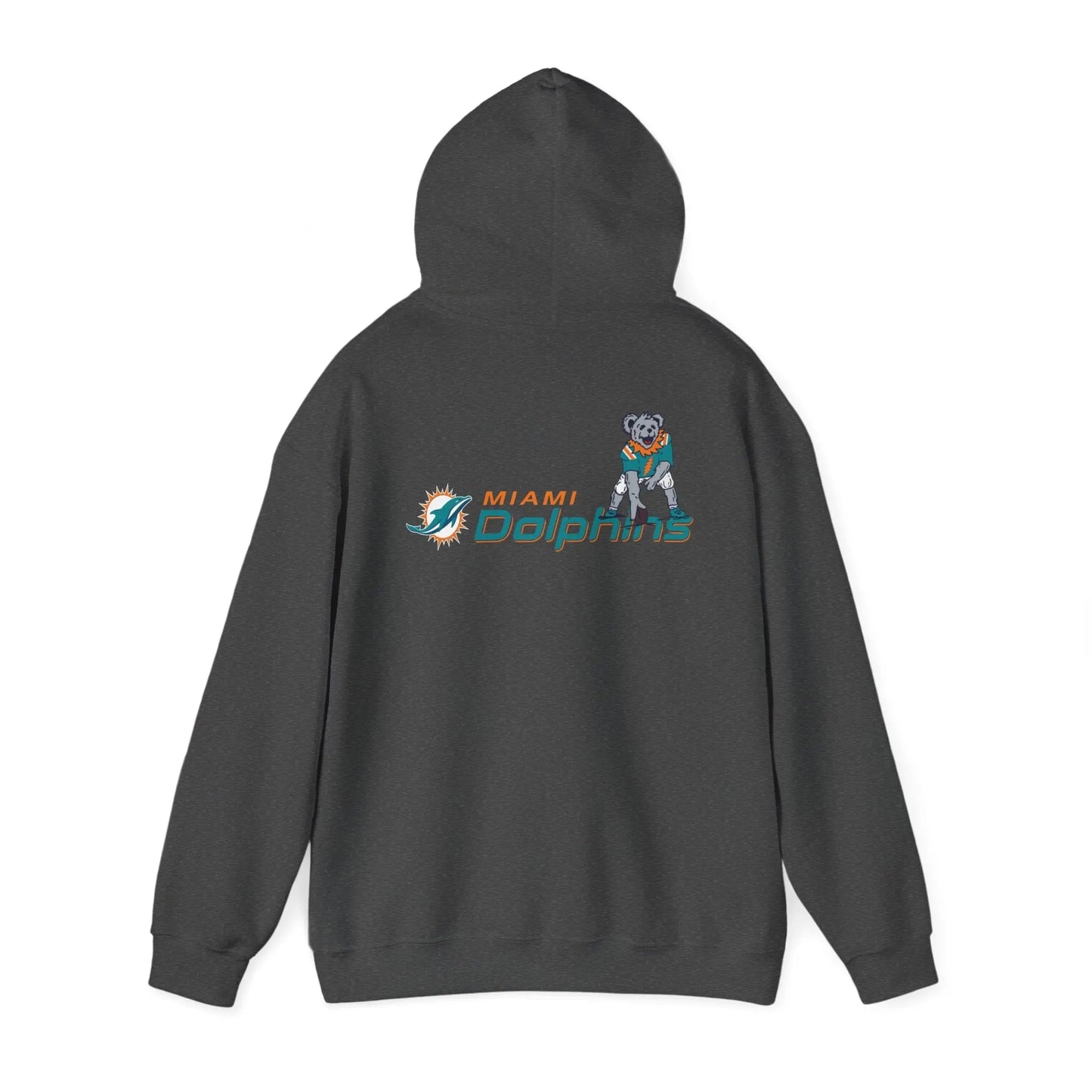 Miami Dolphins Dancing Bear Unisex Hoodie Two-Sided The Gridiron Collection