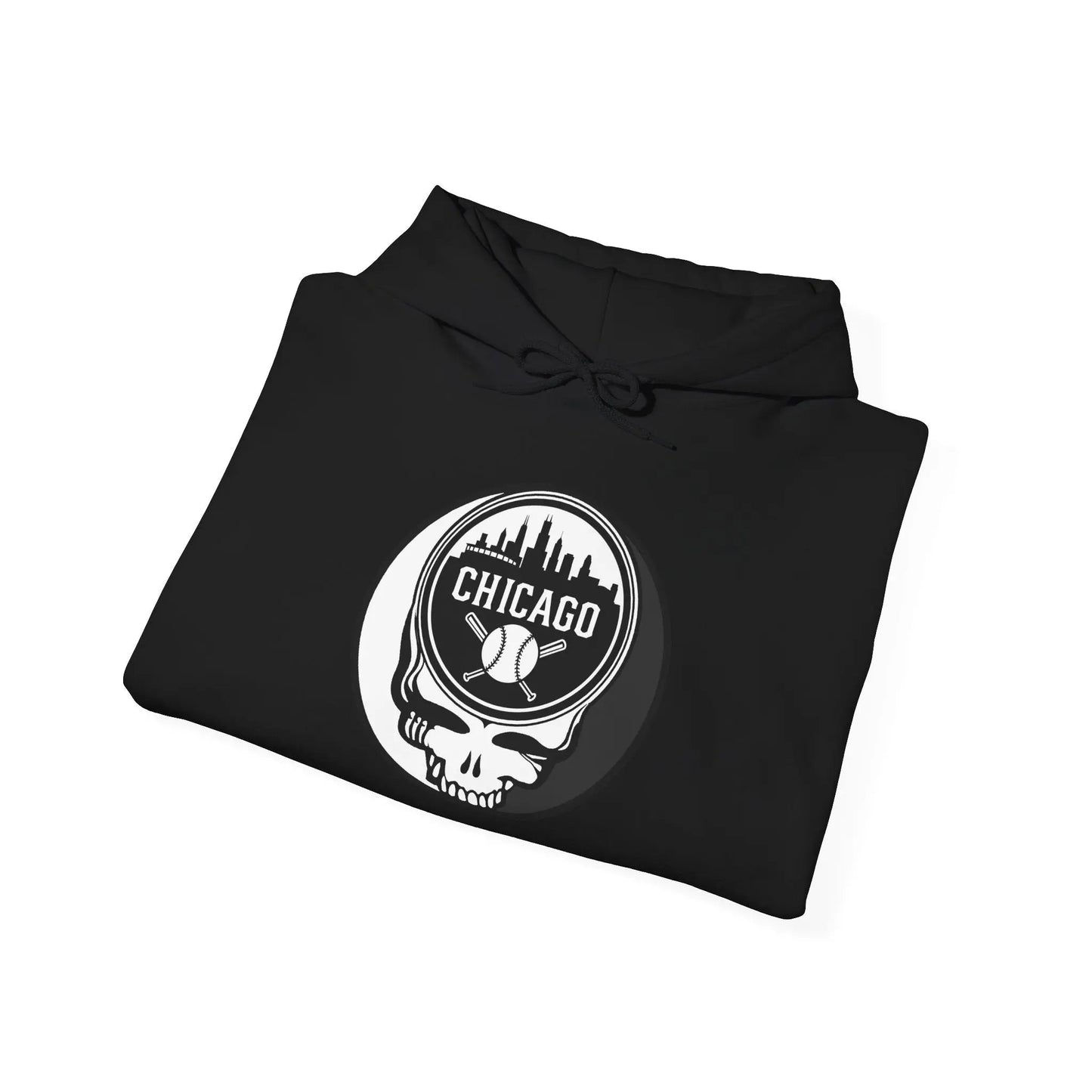 Chicago Baseball Edition Unisex Heavy Blend Hoodie Grateful Dead
