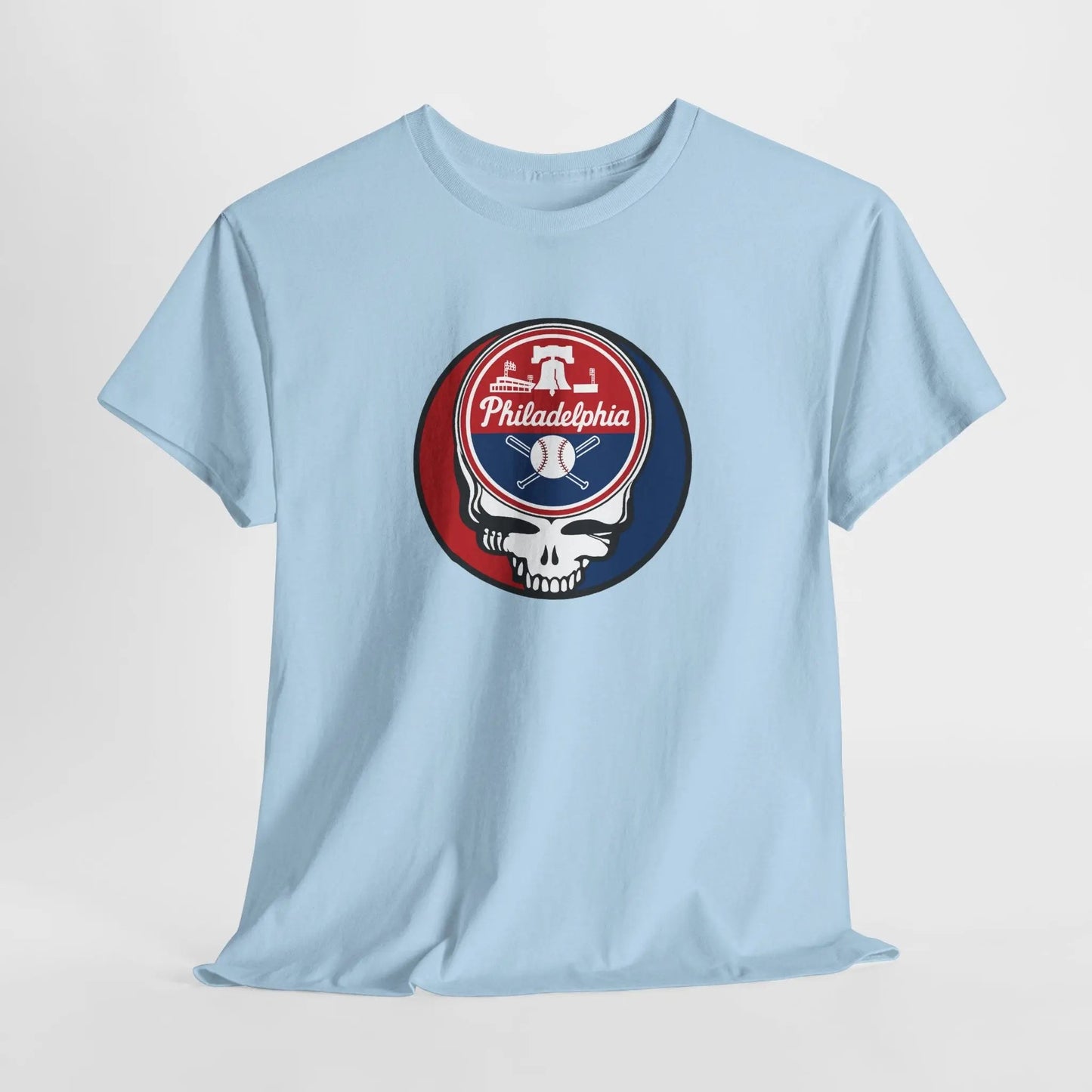 Philadelphia Phillies Grateful Dead Steal Your Face T-Shirt Ballpark Collection MLB