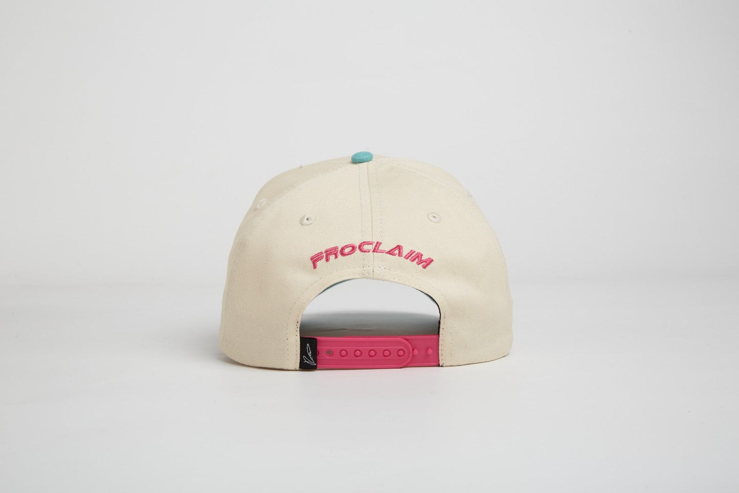 Suede Hot Pink & Teal Snap-Back 5-Panel Cap God’s Work Signature Series