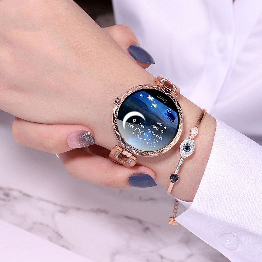 Fashion Women's Waterproof Smart Watch Heart Rate Monitor Sports Smartwatch