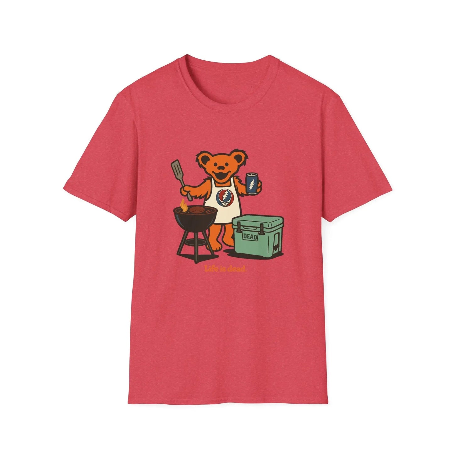 Grateful Dead Life is Dead Grilling Bear TShirt
