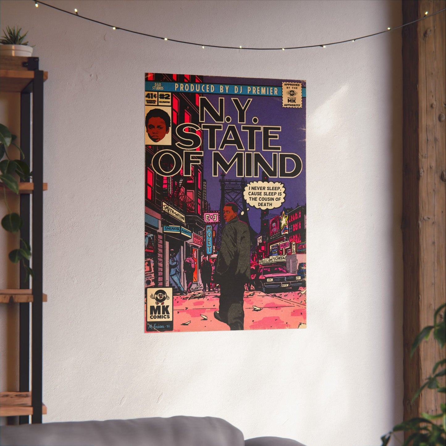 NY State Of Mind - Vertical Matte Poster