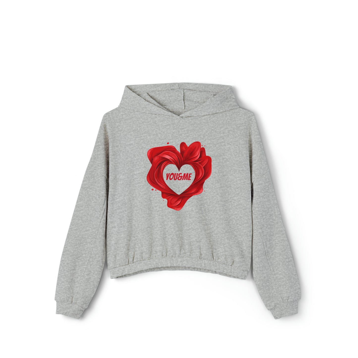 Valentine's best Gift, Women's Cinched Bottom Hoodie