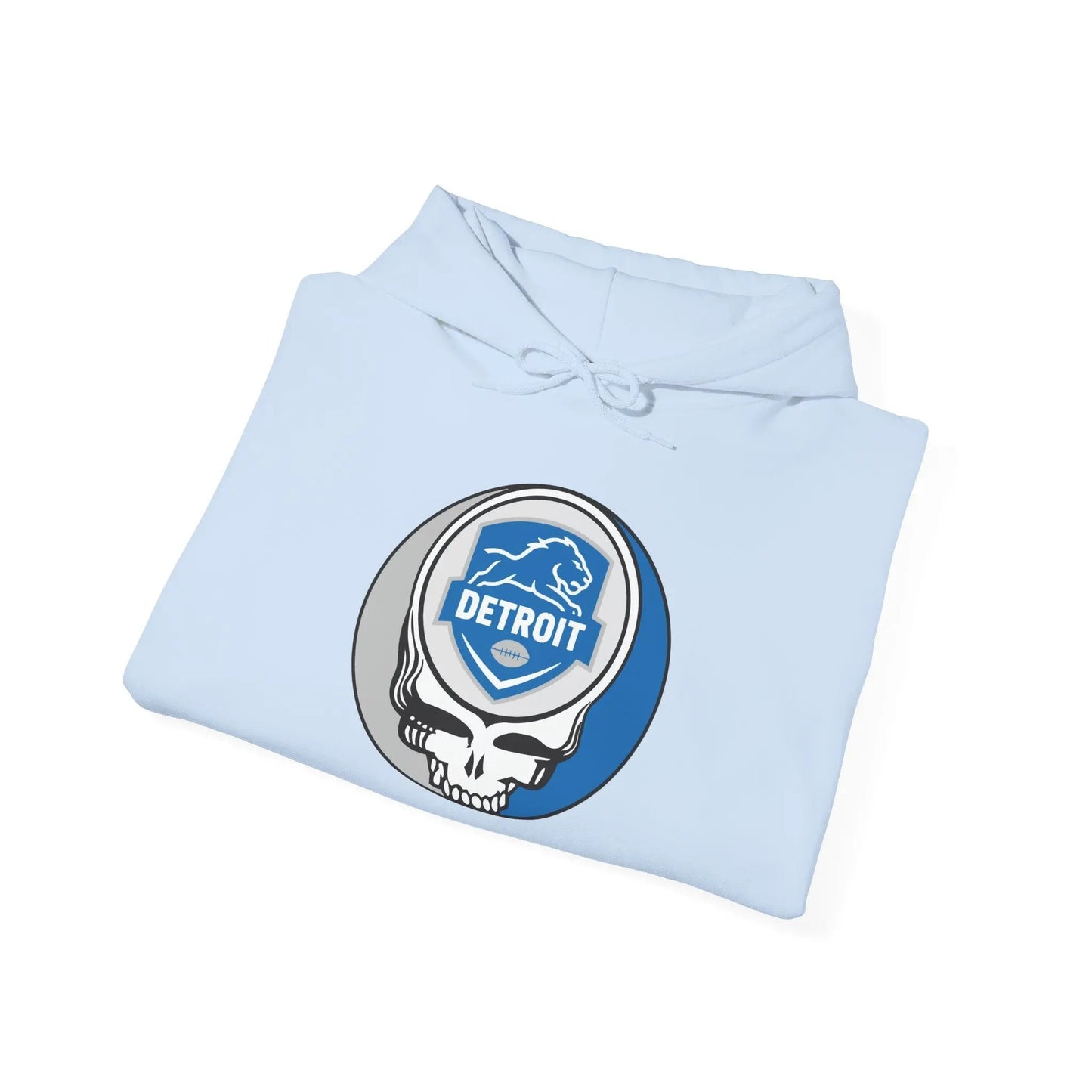 Detroit Lions Stealie Grateful Dead Hooded Sweatshirt NFL The Gridiron Collection