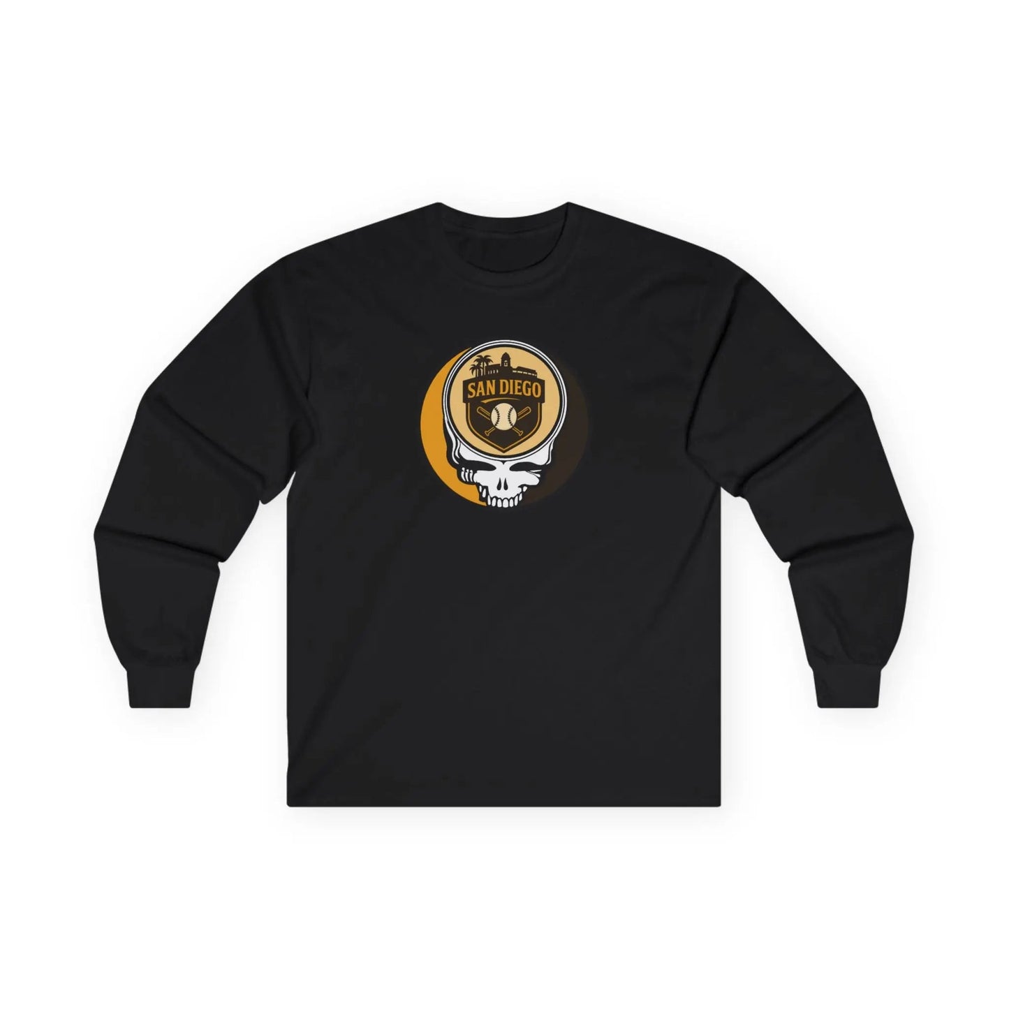 San Diego Baseball Edition Stealie Grateful Dead Long Sleeve Tee MLB
