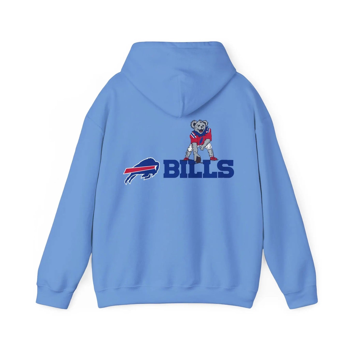 Buffalo Bills Dancing Bear Heavy Blend Two-Sided Hoodie Unisex The Gridiron Collection