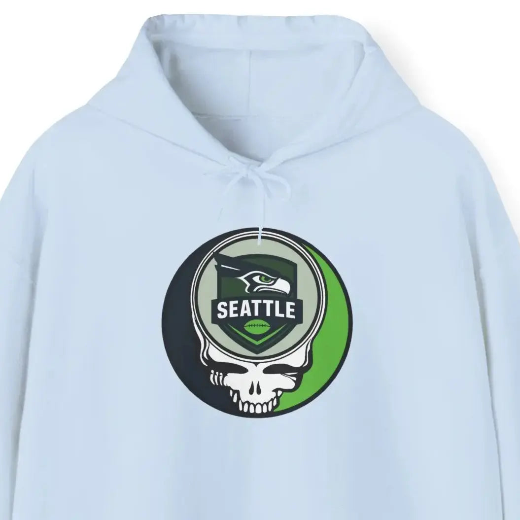 Seattle Seahawks Stealie Grateful Dead Hooded Sweatshirt NFL Gridiron Collection