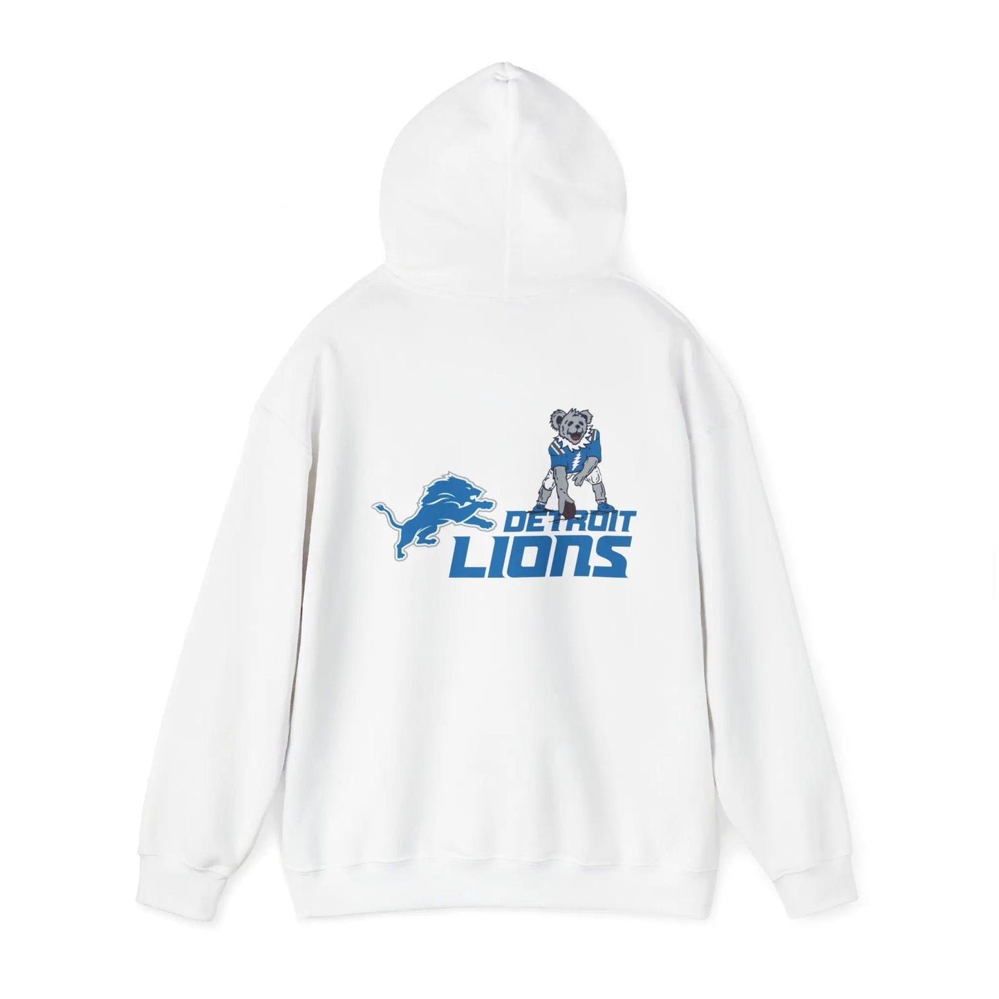 Detroit Lions Dancing Bear Two-Sided Unisex Hoodie The Gridiron Collection