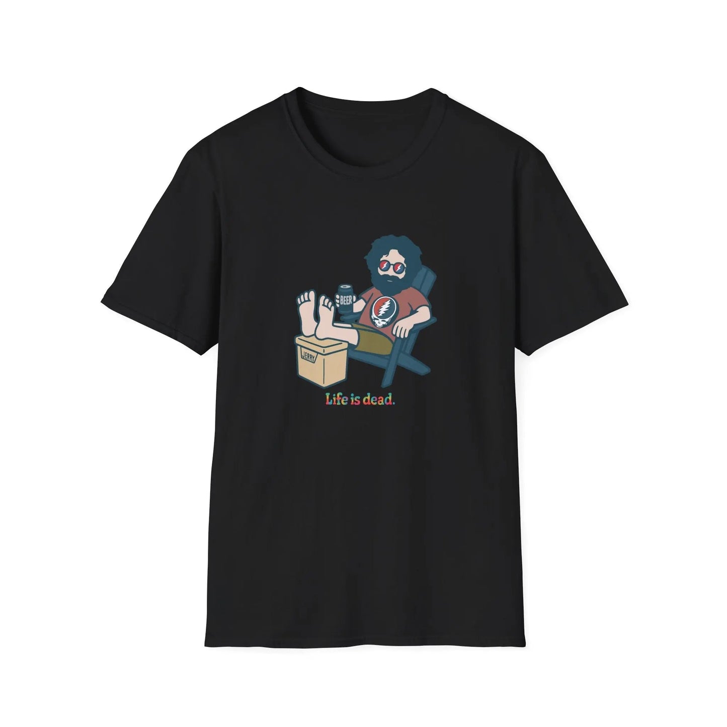 Stay Cool Jerry Life is Dead T-Shirt Grateful Dead
