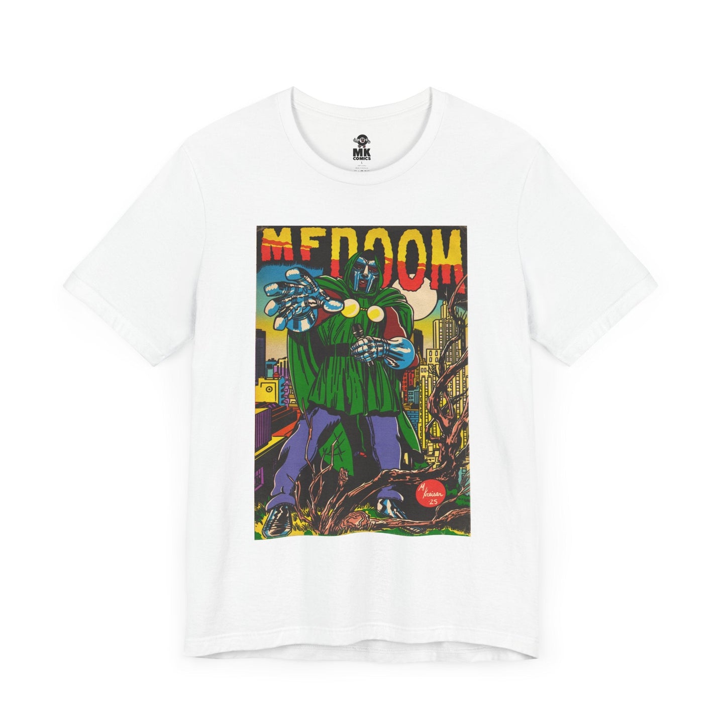 DOOM Comic Book Art Unisex Jersey T-Shirt