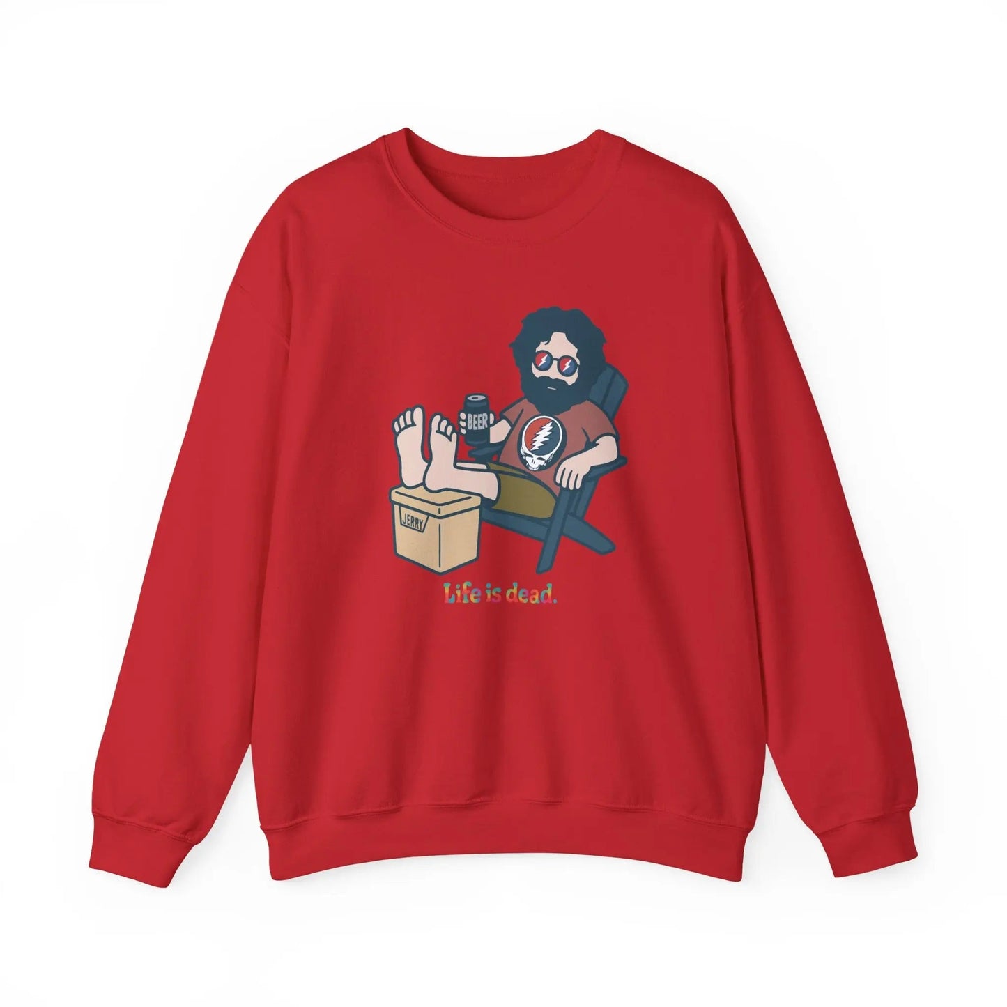Stay Cool Jerry Life is Dead Crewneck Sweatshirt Unisex