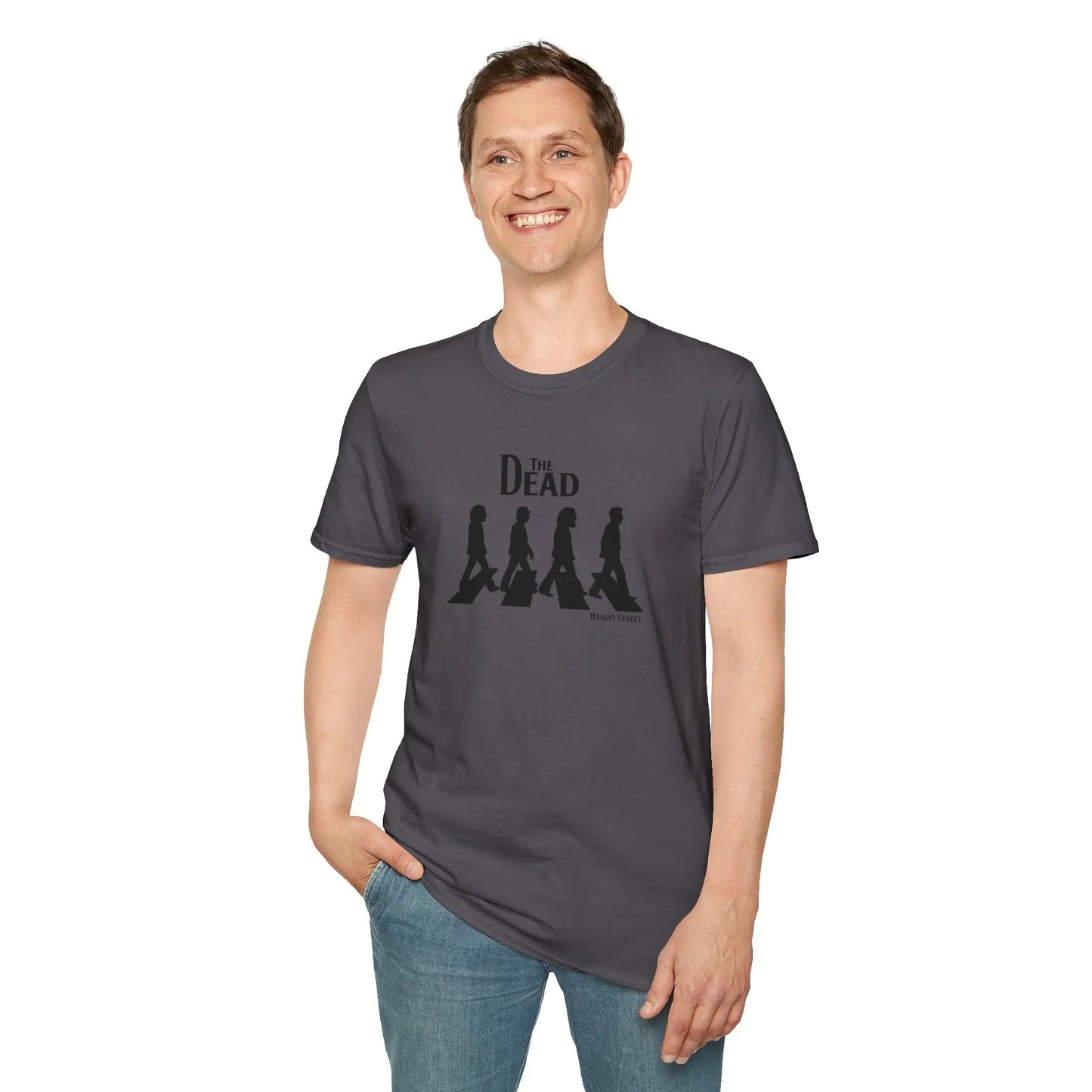 Jerry Road Haight Street Crosswalk Silhouettes T-Shirt