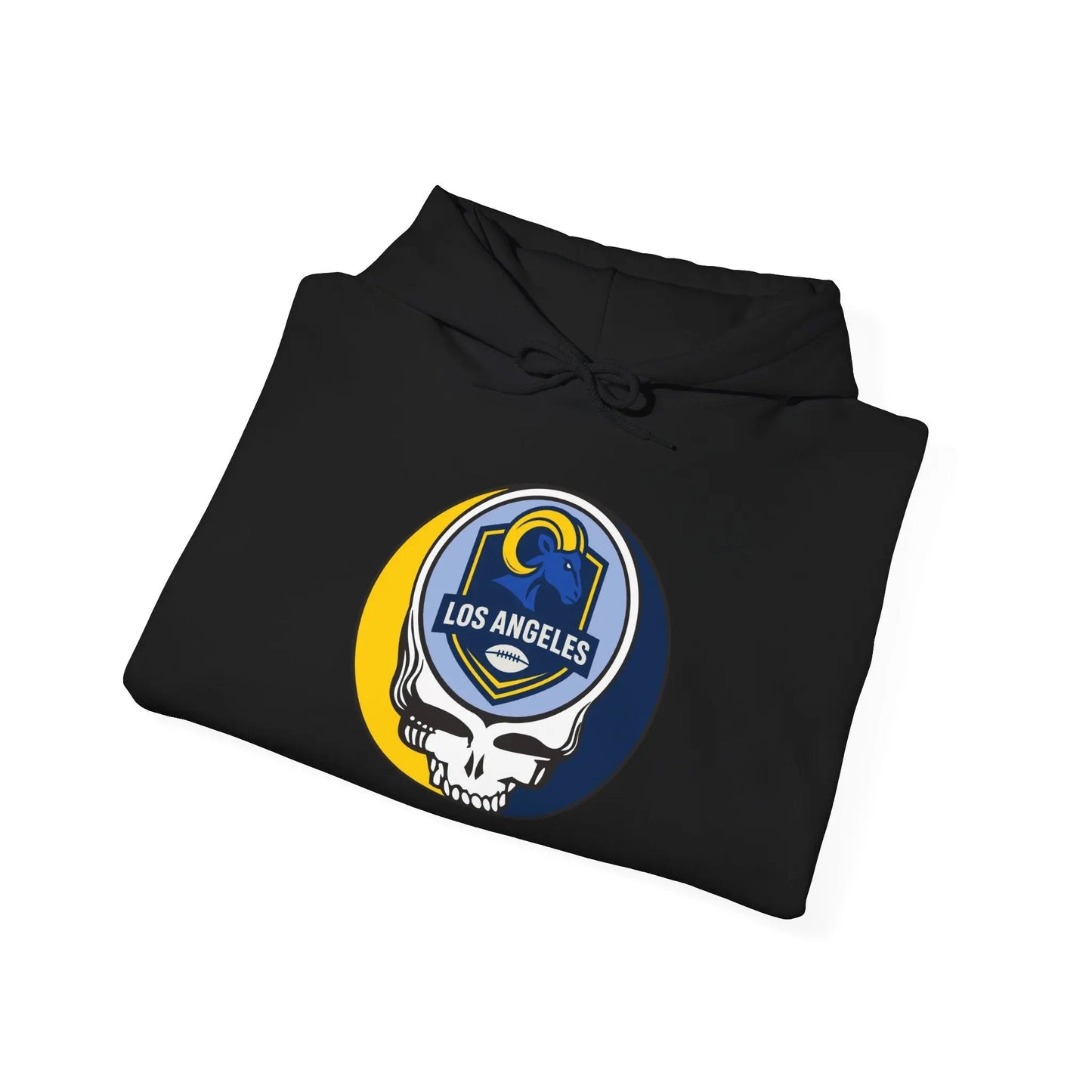 Los Angeles Rams Stealie Grateful Dead Hooded Sweatshirt NFL The Gridiron Collection