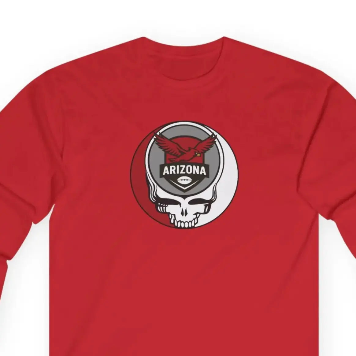 Arizona Cardinals Stealie Ultra Cotton Long Sleeve Tee The Gridiron Collection