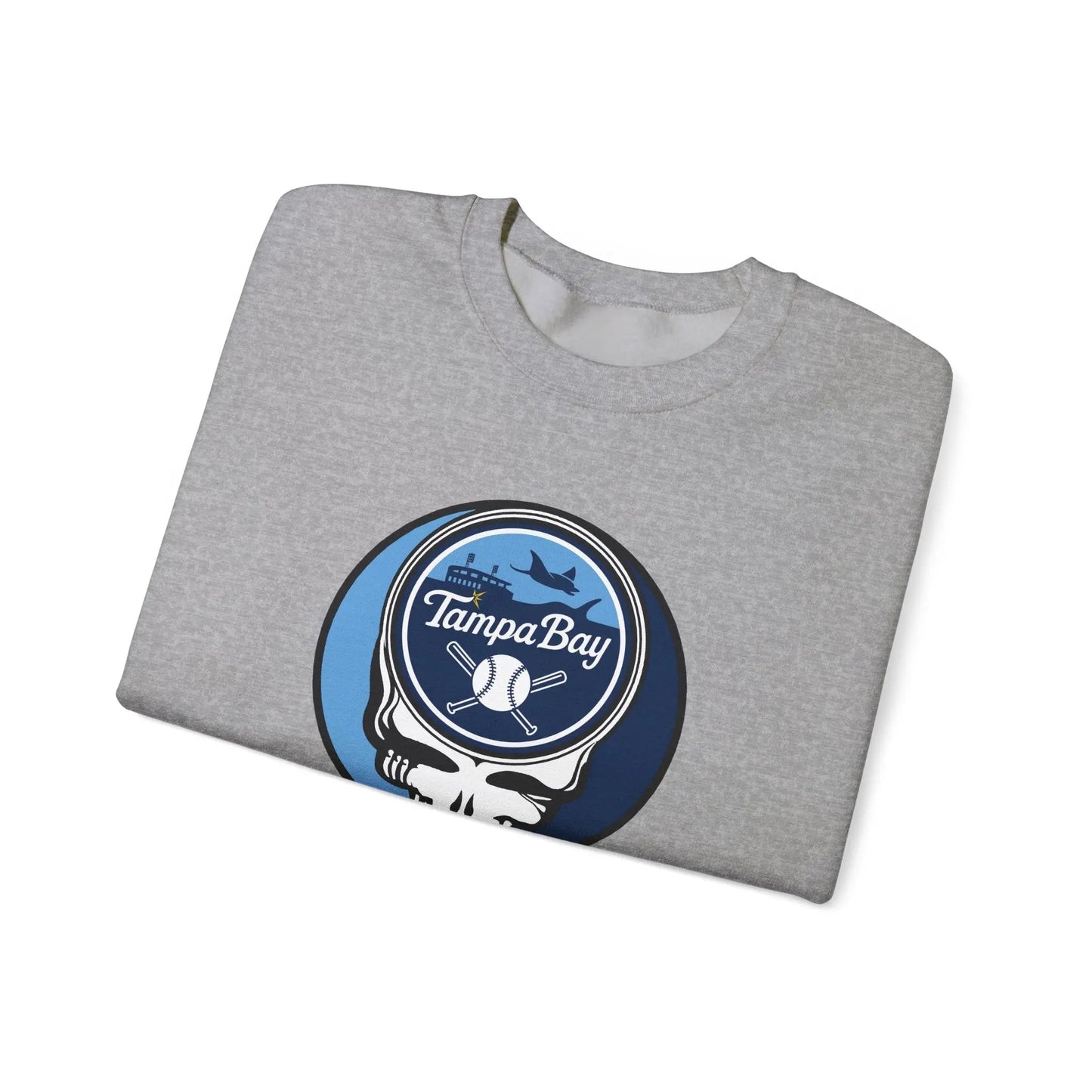 Grateful Dead Stealie Tampa Bay Baseball Edition Crewneck Sweatshirt