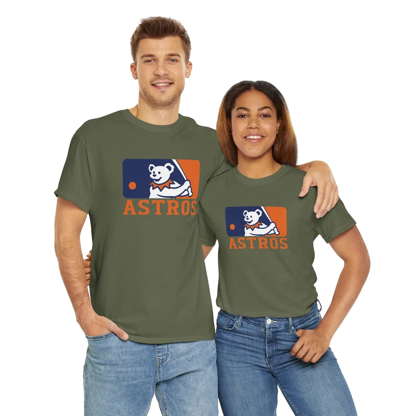 Houston Astros Baseball MLB Logo T-Shirt The Ballpark Collection MLB