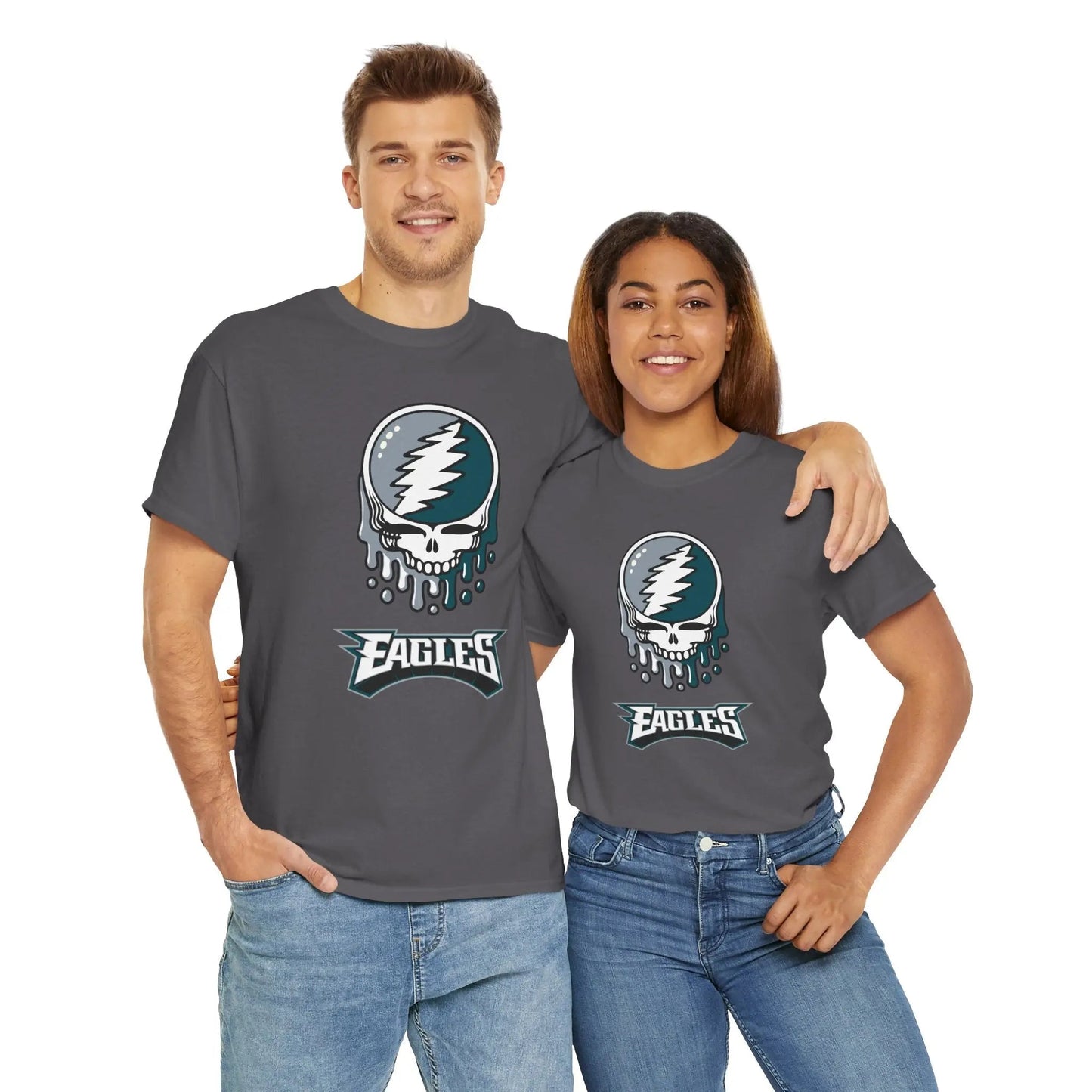 Philadelphia Eagles Steal Your Face T-Shirt Grateful Dead The Gridiron Collection