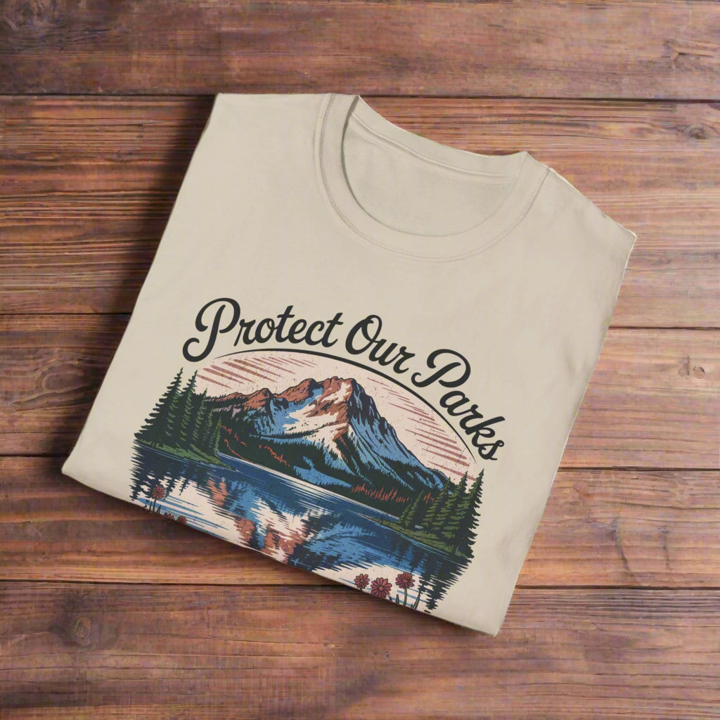 Protect Our Parks Lassen Volcanic National Park Unisex Fit Soft T-Shirt