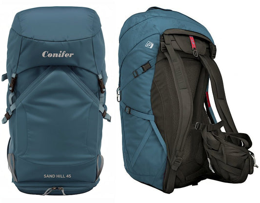 45 Liter Lightweight Hiking & Trekking Pack Sand Hill