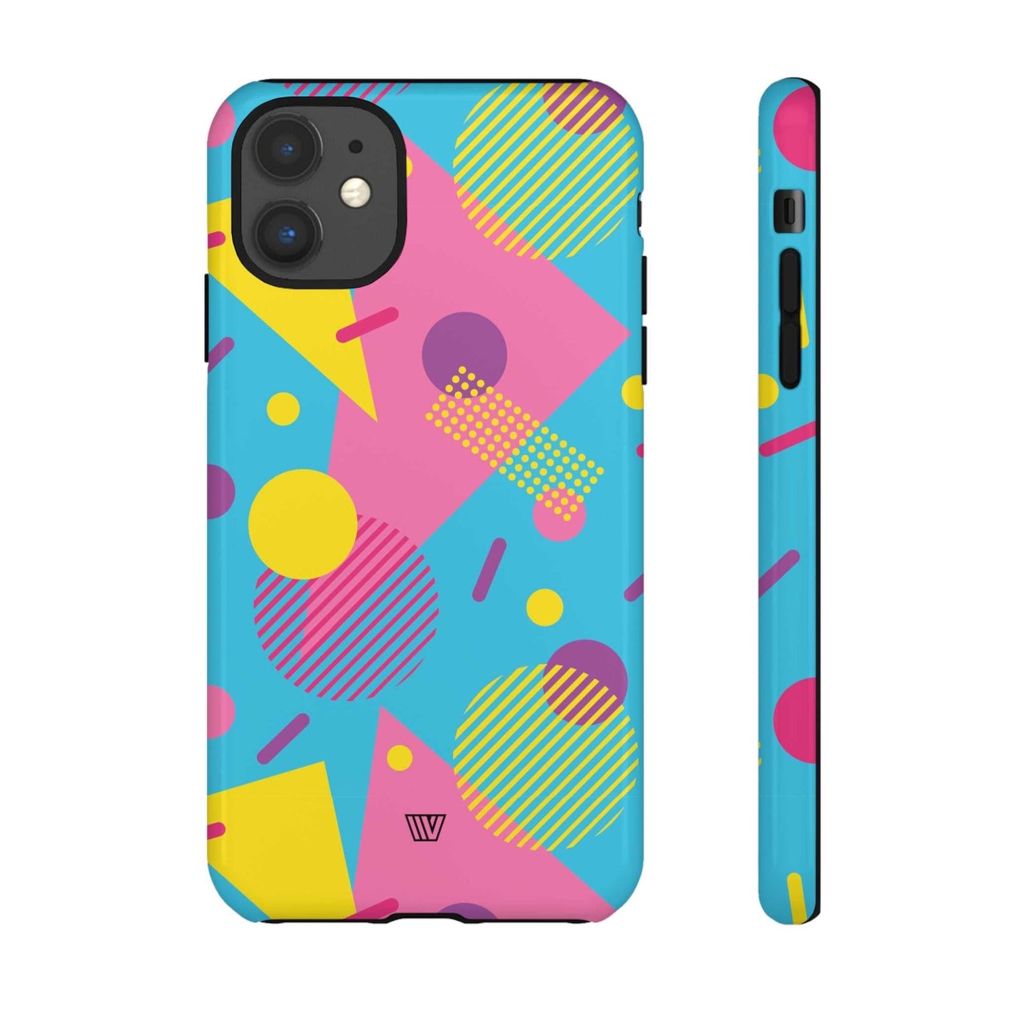 80s / 90s RETRO PATTERN LIGHT BLUE | Tough Phone Case