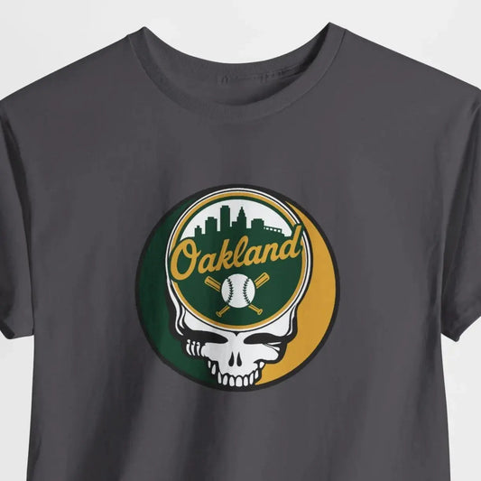 Oakland A's Grateful Dead Steal Your Face T-Shirt The Ballpark Collection