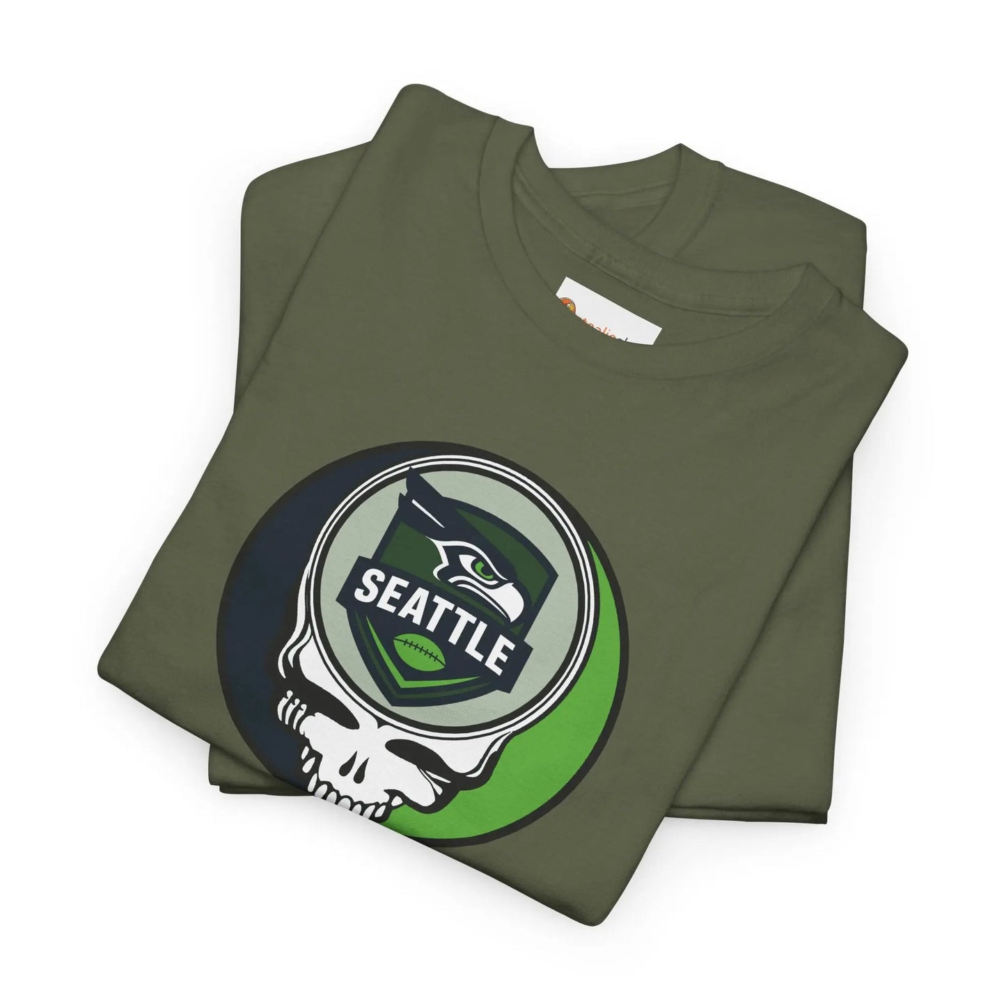 Seattle Seahawks Grateful Dead Steal Your Face T-Shirt NFL The Gridiron Collection