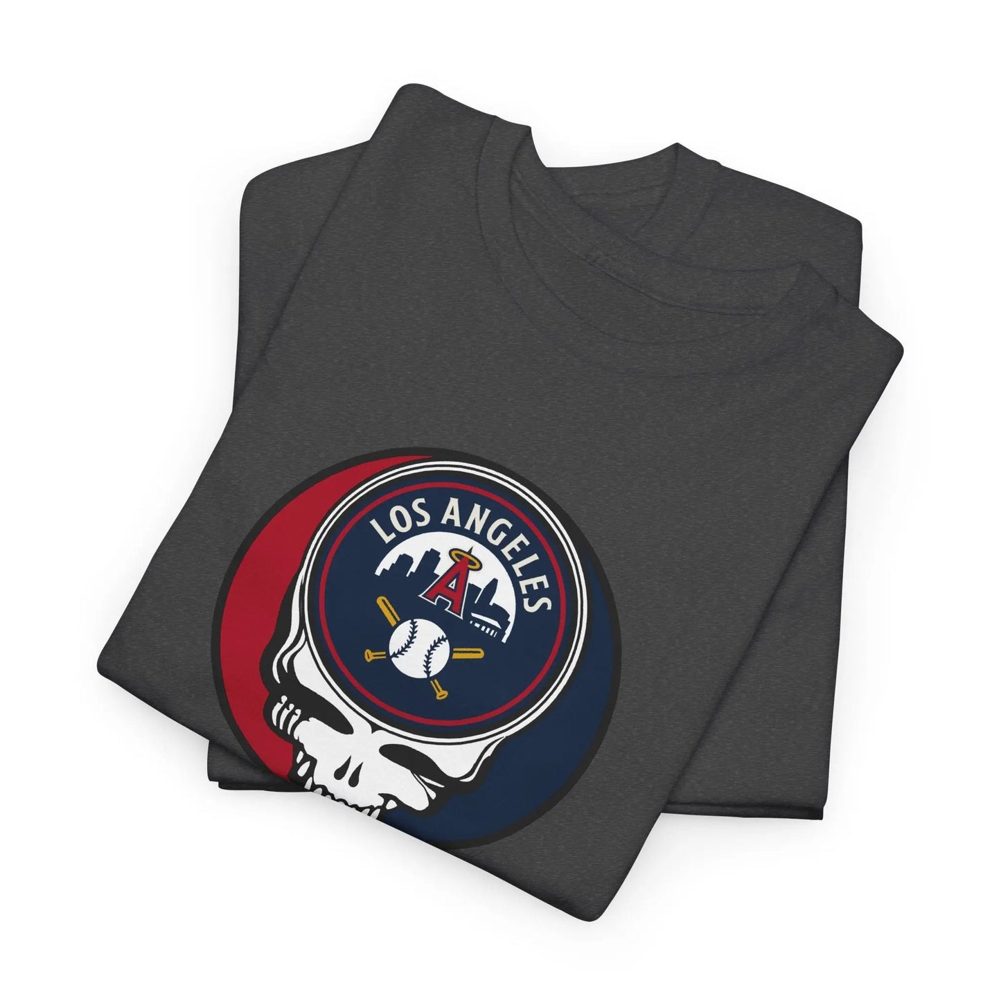 Los Angeles Angels Grateful Dead Steal Your Face T-Shirt The Ballpark Collection