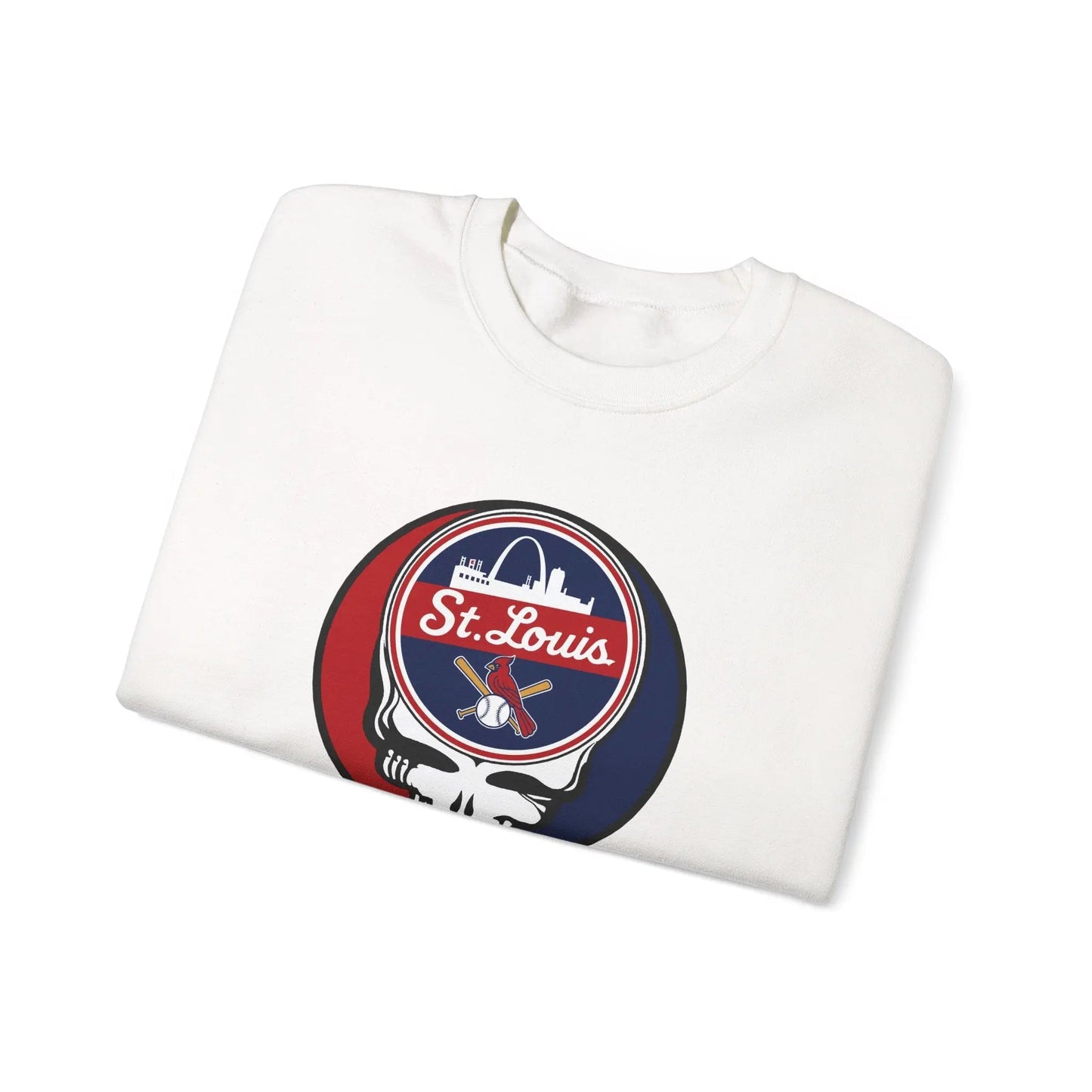 Grateful Dead Stealie Unisex Heavy Blend Crewneck Sweatshirt The Ballpark Collection