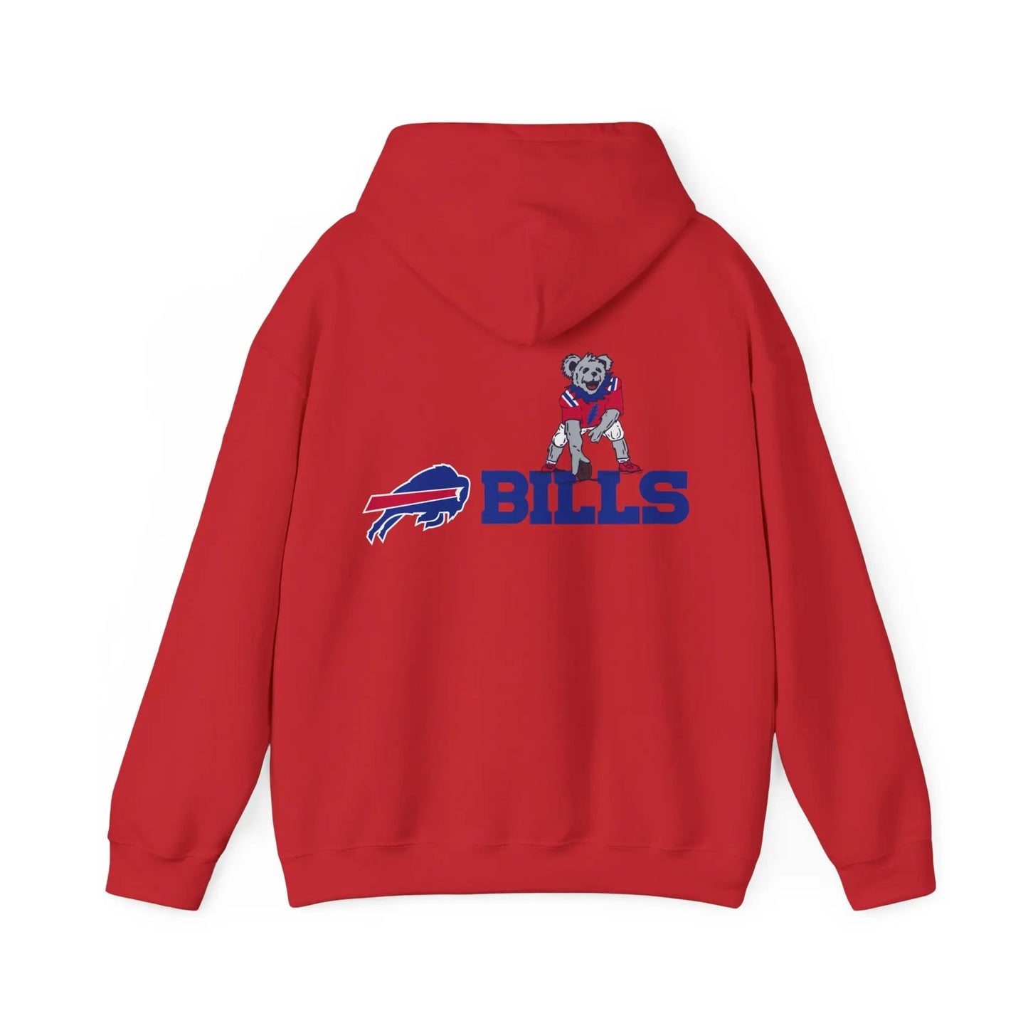 Buffalo Bills Dancing Bear Heavy Blend Two-Sided Hoodie Unisex The Gridiron Collection