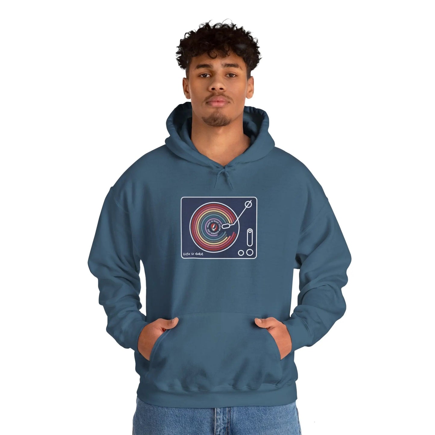 Life is dead Music Is What Colors Sound Like Unisex Hoodie Grateful Dead