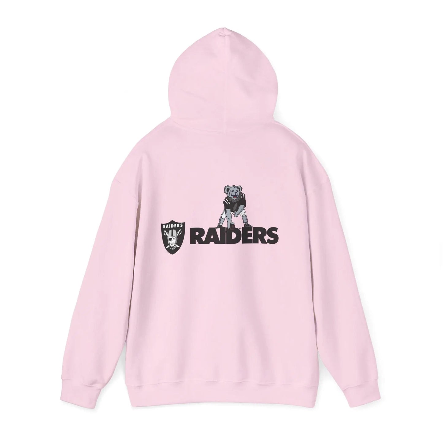 Las Vegas Raiders Dancing Bear Two-Sided Unisex Hoodie The Gridiron Collection