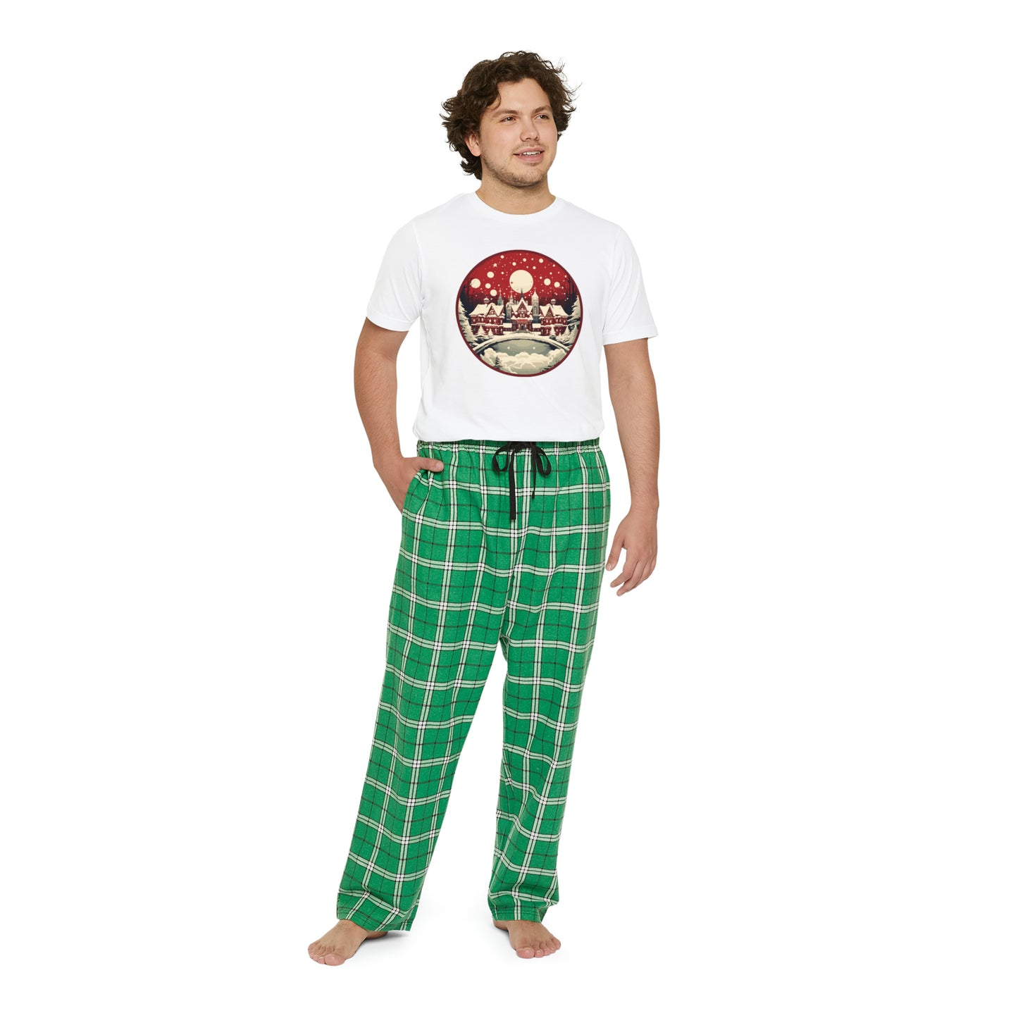 Christmas Men's Short Sleeve Pajama Set