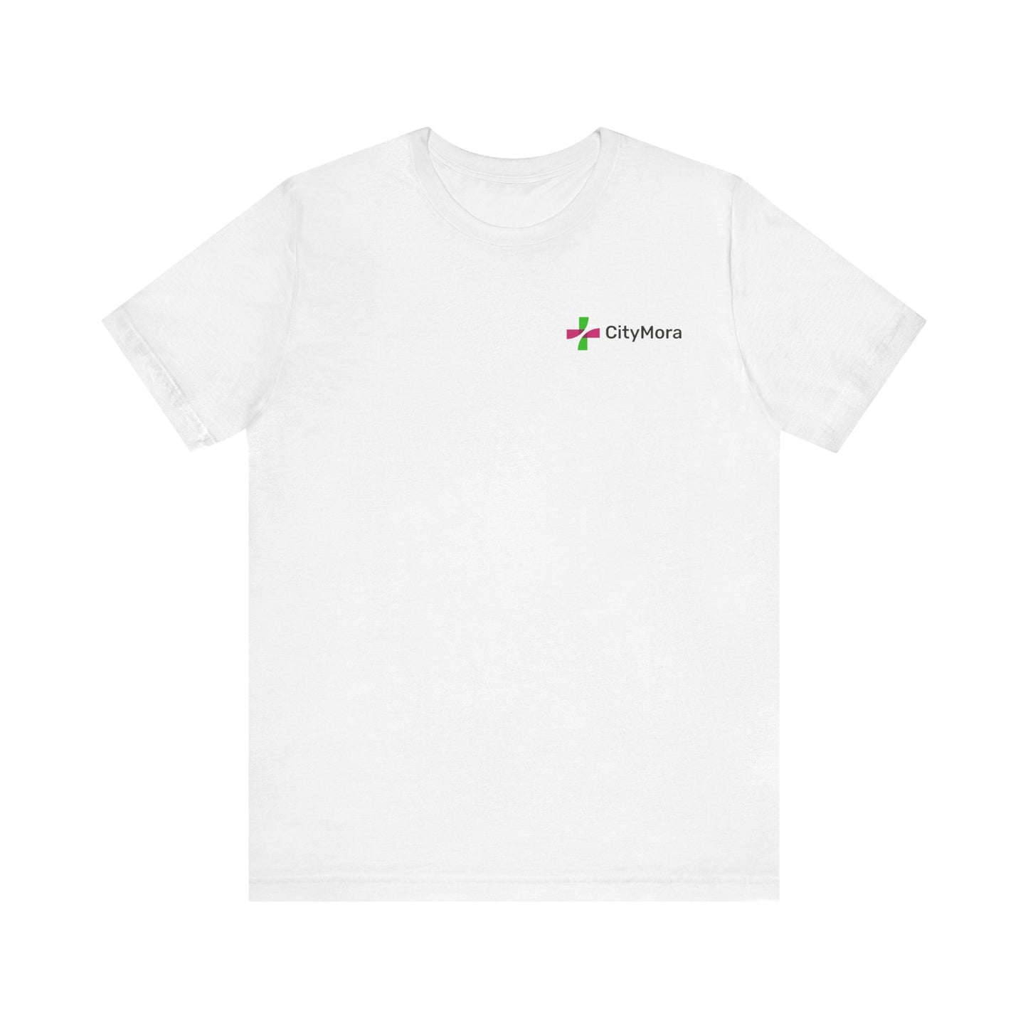 Casual Unisex Tee - 'CityMora' Motivational Short Sleeve Shirt