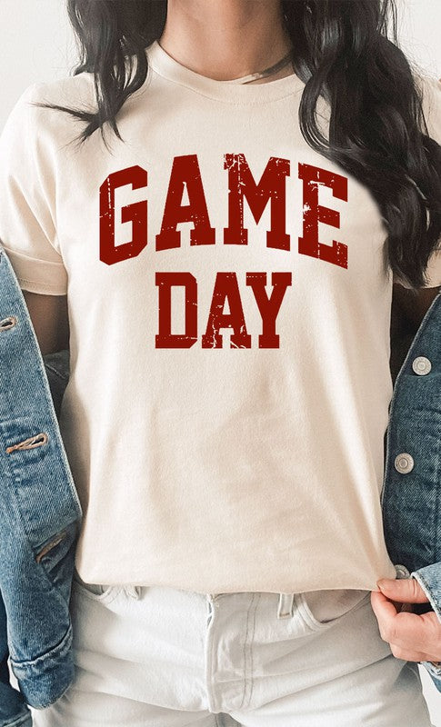 Vintage Game Day Graphic Tee Retro Design T-Shirt Kissed Apparel