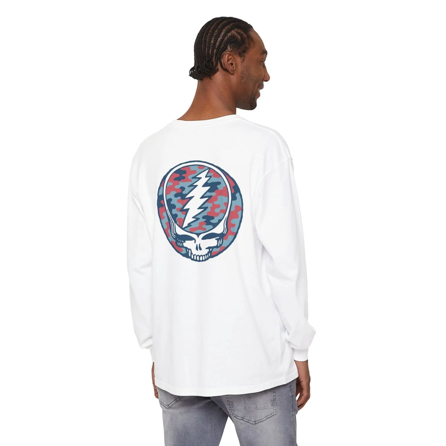 Camo Stealie Garment-Dyed Long Sleeve T-Shirt Vineyard Collection