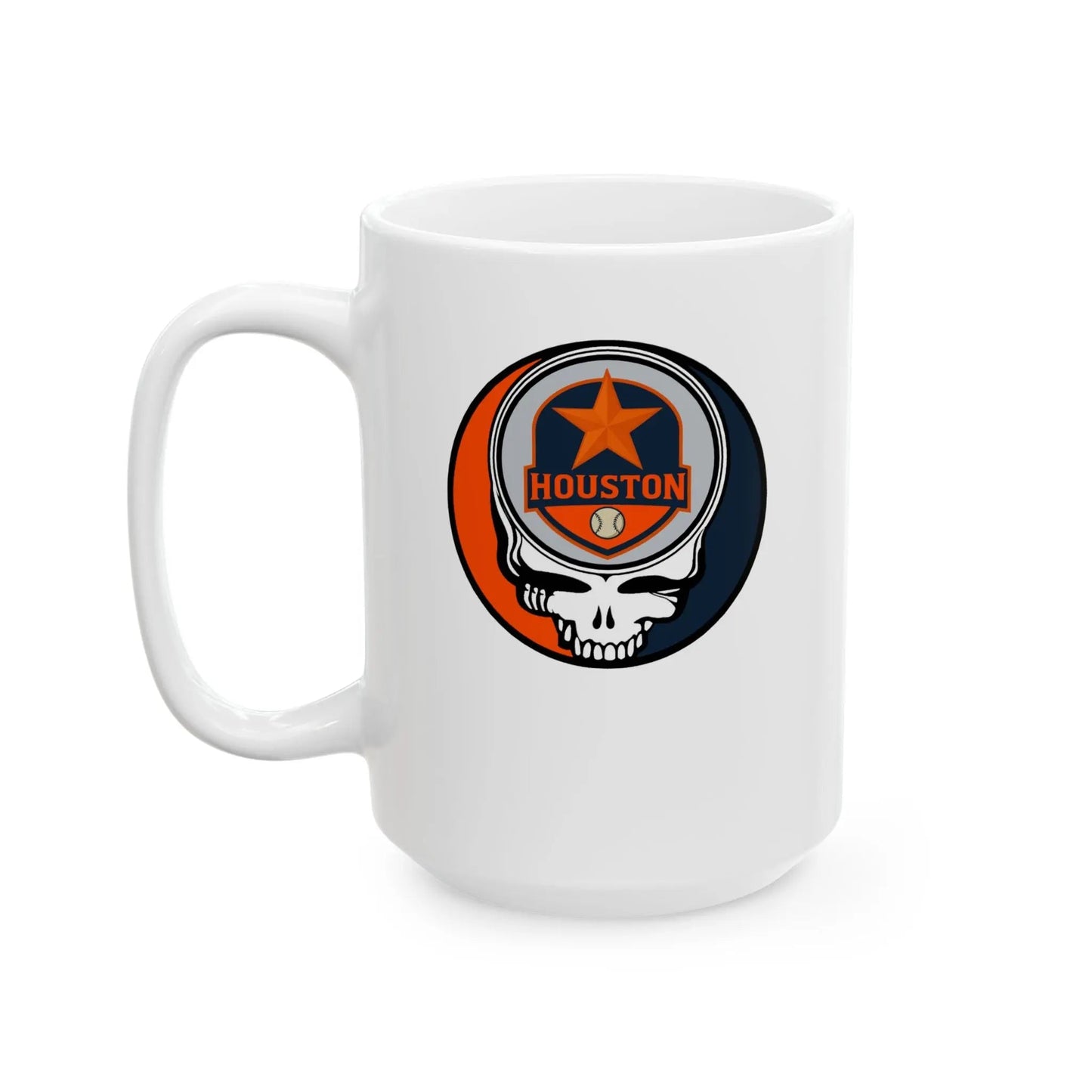 Stealie Ceramic Mug 15 Ounce Houston Baseball Edition The Ballpark Collection