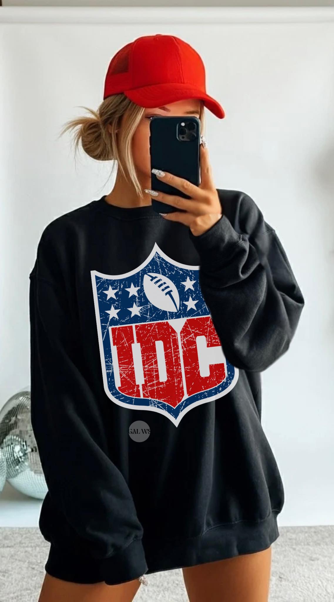 IDC Black Tee Or Sweatshirt