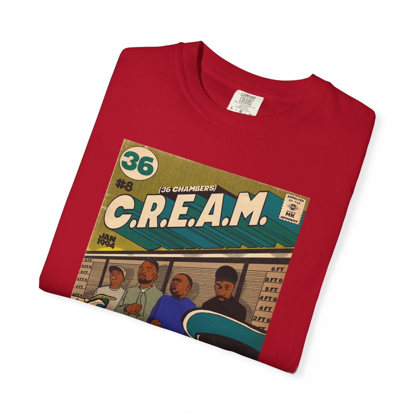 C.R.E.A.M Unisex Comfort Colors T-shirt Ring-Spun Cotton