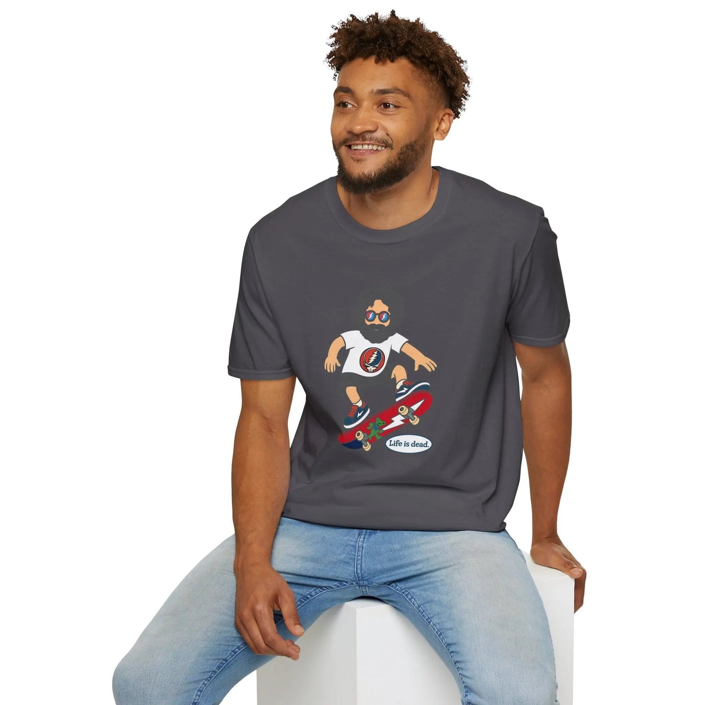 Life is Dead Ultra-Soft T-Shirt Jerry's Shreddin' Grateful Dead