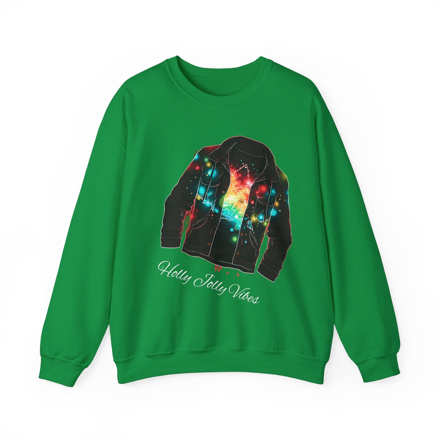 Holly Jolly Vibes Christmas Shirt Unisex Sweatshirt Gildan
