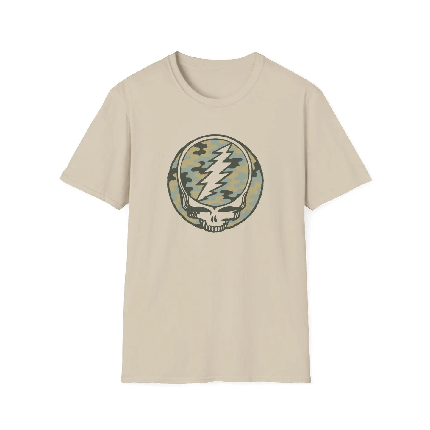 Camo Stealie Color Match Grateful Dead Vineyard Collection T-Shirt