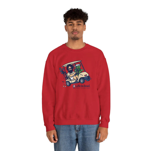Life is dead. Crewneck Sweatshirt Unisex Heavy Blend Crewneck Sweatshirt Gildan