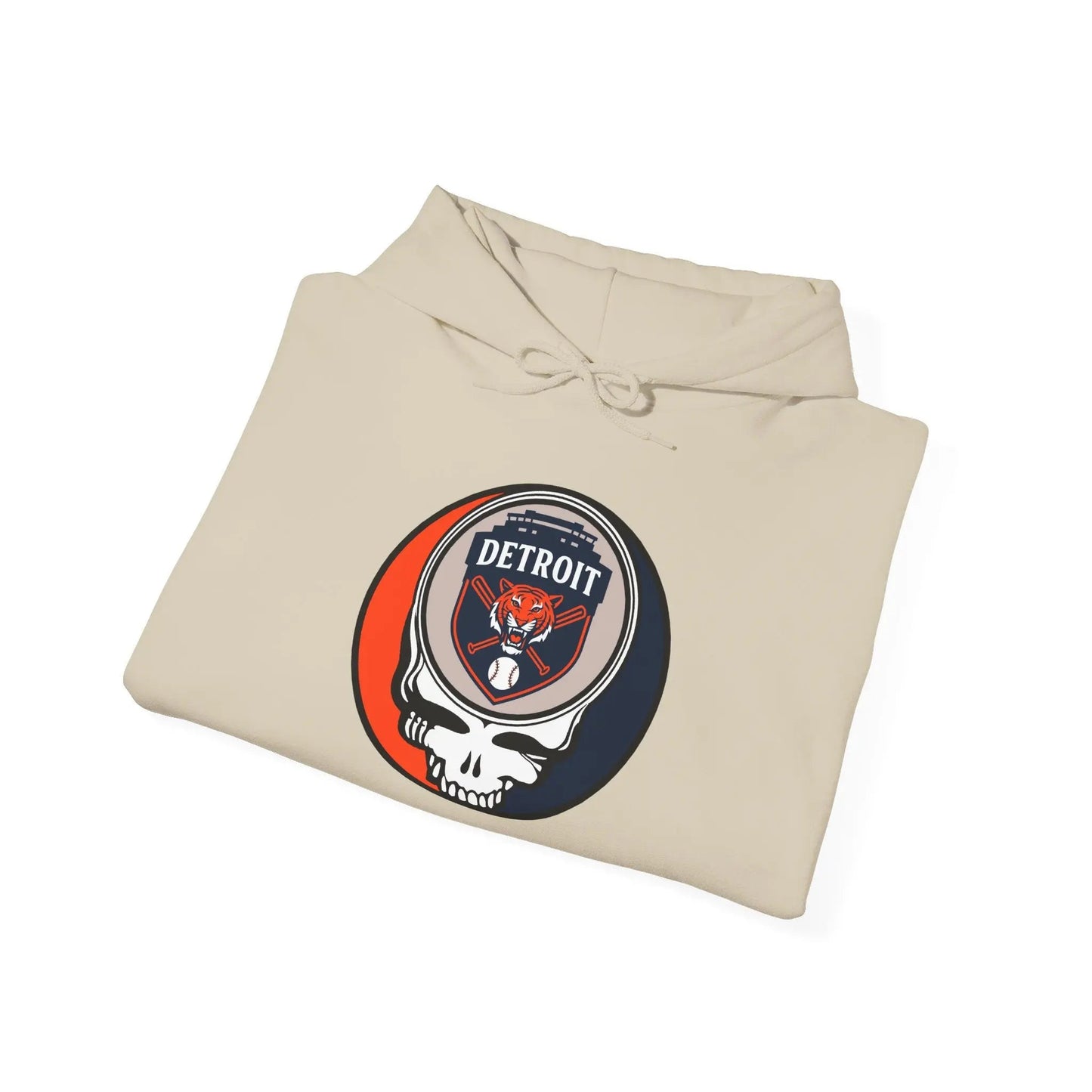 Detroit Baseball Edition Grateful Dead Unisex Heavy Blend Hoodie The Ballpark Collection
