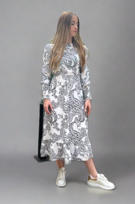 Print Patterned Dress Unique Boutique
