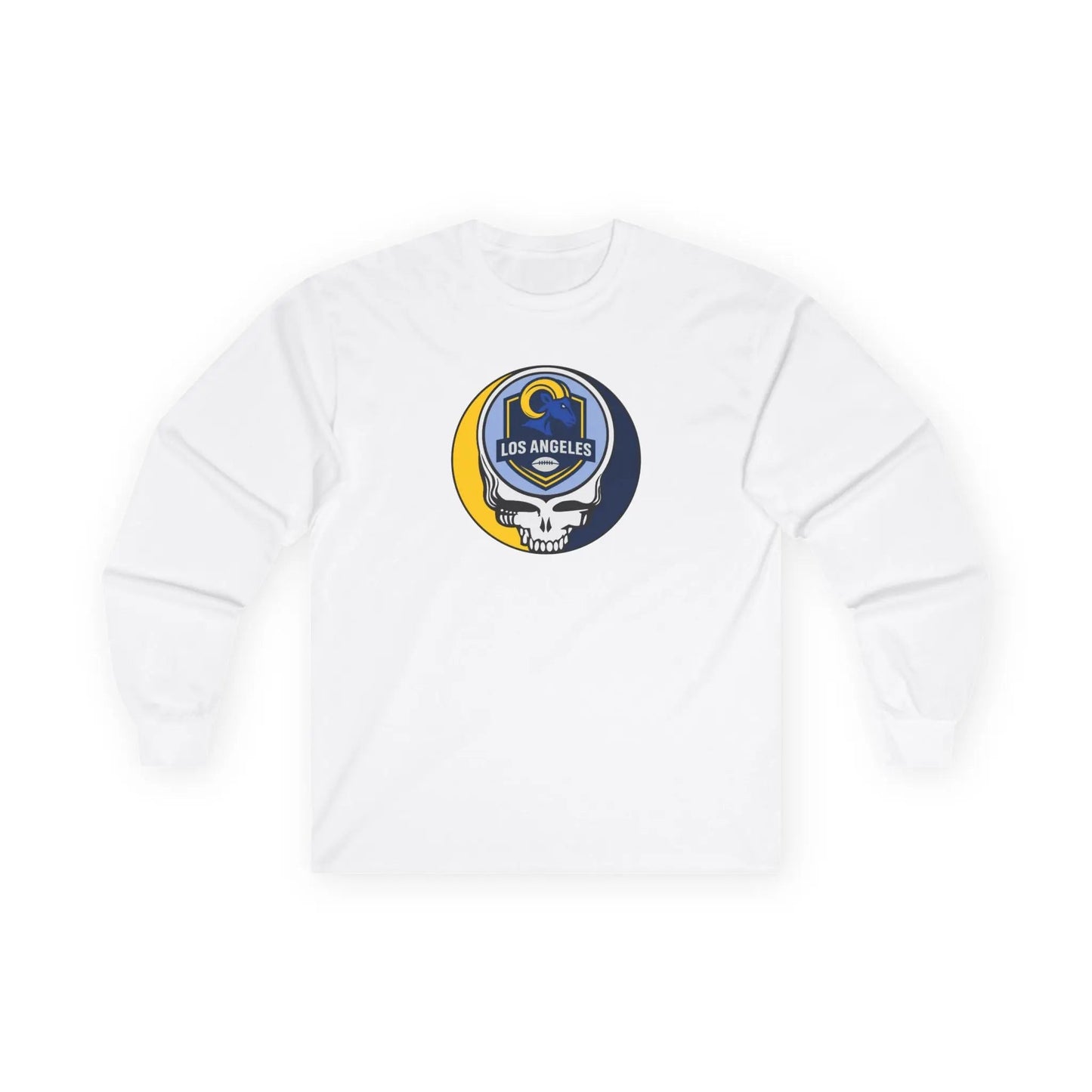 Ultra Cotton Long Sleeve Tee Vintage Weight Los Angeles Edition Stealie