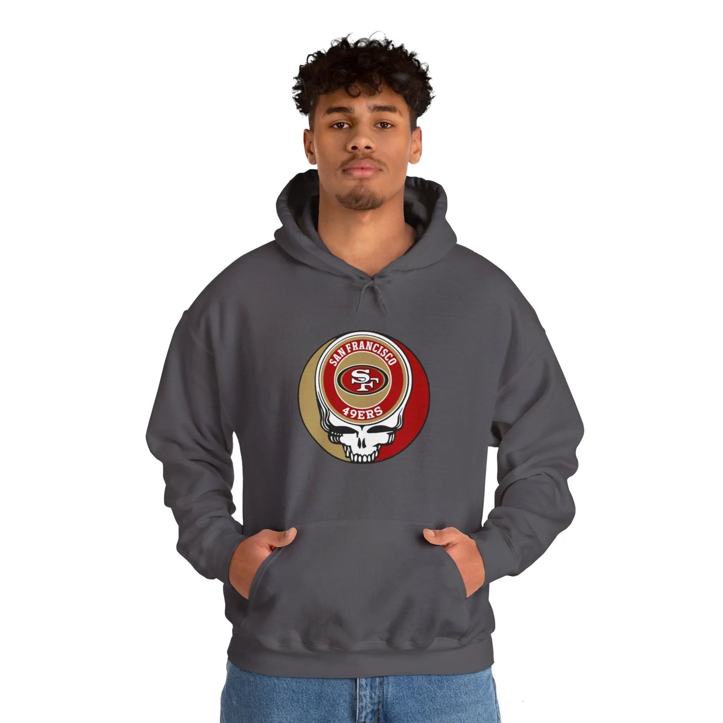 San Francisco 49ers Grateful Dead Hooded Sweatshirt The Gridiron Collection