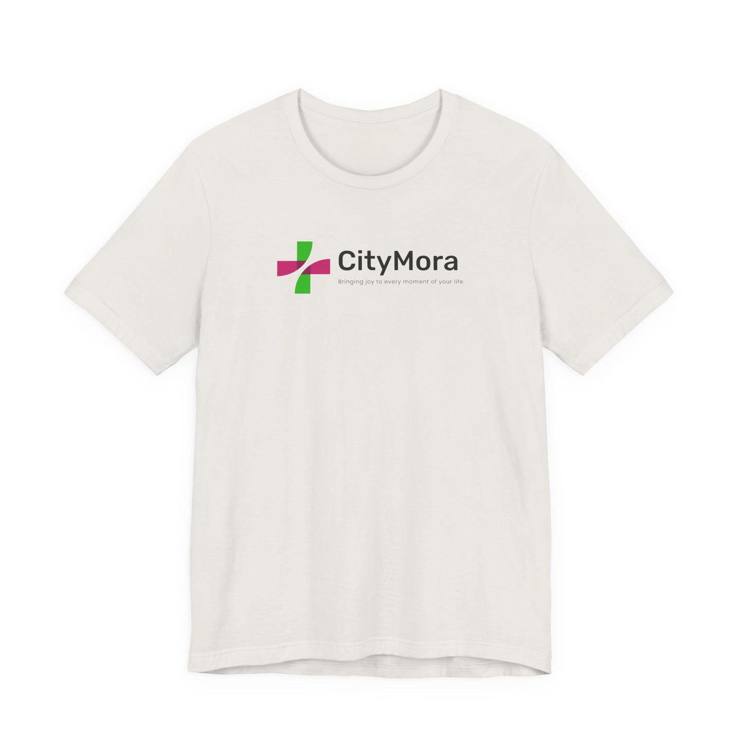 Casual Unisex Tee - 'CityMora' Motivational Short Sleeve Shirt