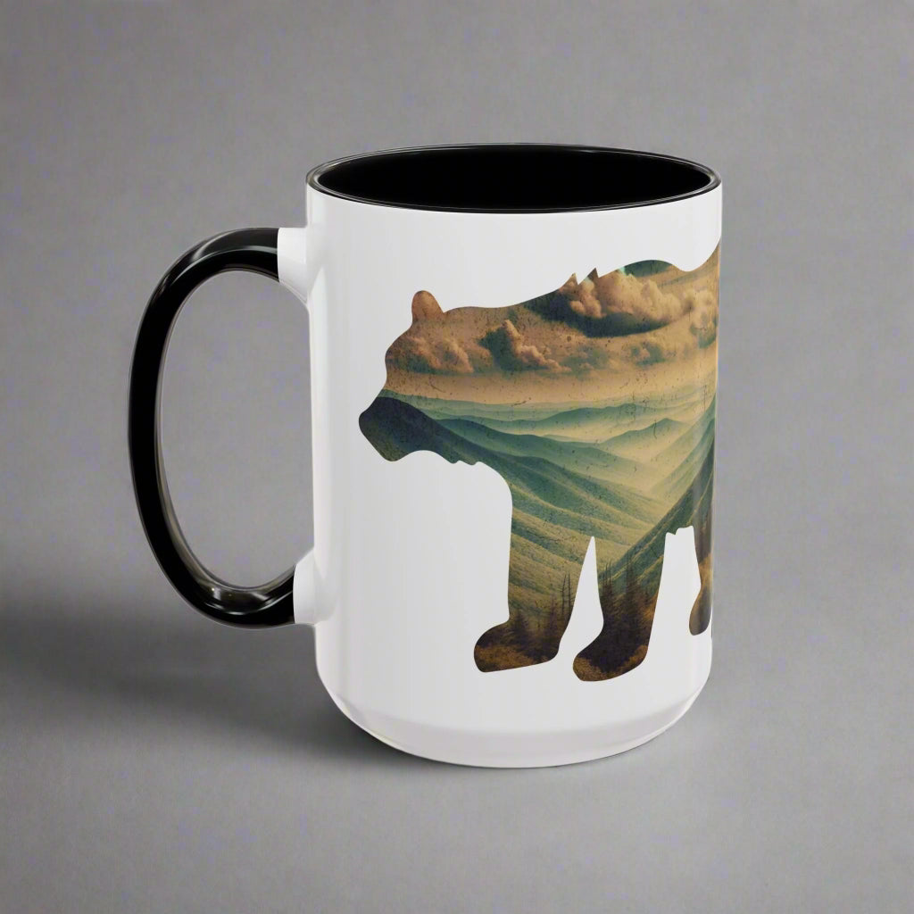 Shenandoah National Park Colored Accent Coffee Mug 11oz 15oz